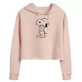 Укороченное худи для подростков Peanuts Snoopy Hug Licensed Character