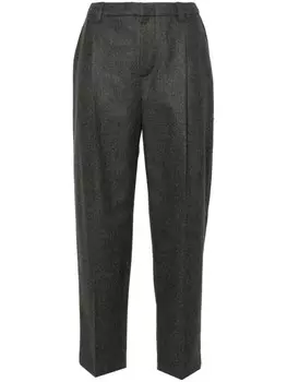 Укороченные брюки Brunello Cucinelli, серый