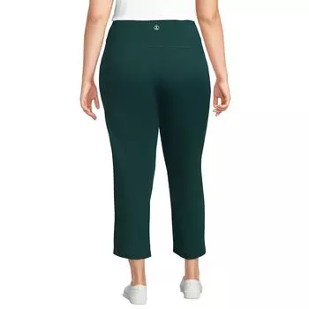 Укороченные брюки для йоги больших размеров Lands' End Active Lands' End