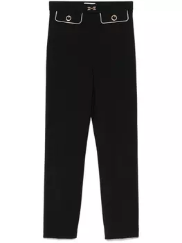 Укороченные брюки Elisabetta Franchi, черный