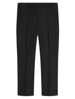 Укороченные брюки из хлопковой смеси Sportmax, черный