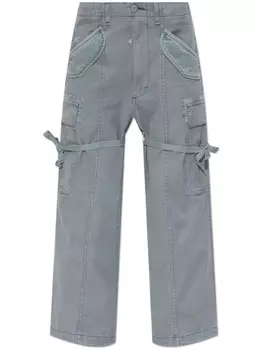 Укороченные брюки карго R13, синий