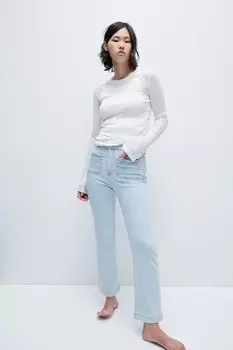 Укороченные джинсы H&M, синий