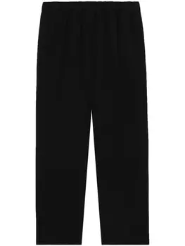 Укороченные шерстяные брюки Comme Des Garons Comme Des Garons, черный
