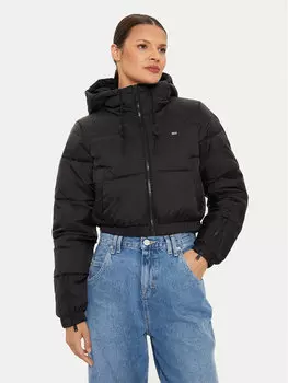 Укороченный пуховик Tommy Jeans, черный