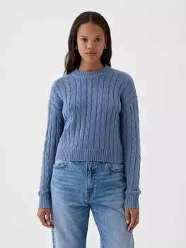 Укороченный свитер Gap, синий