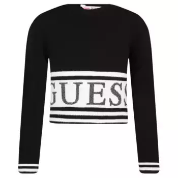 Укороченный свитер Guess, черный