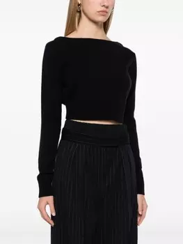 Укороченный свитер Max Mara, синий