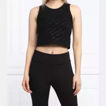 Укороченный топ Dkny, черный
