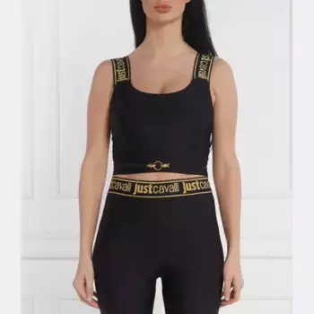 Укороченный топ Just Cavalli, черный