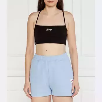 Укороченный топ Tommy Hilfiger, черный