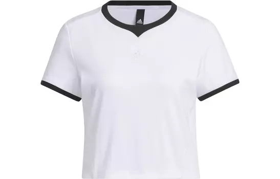 Укороченный топ женский белый Adidas
