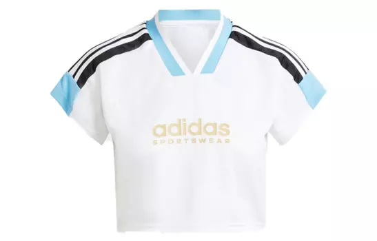 Укороченный топ женский белый Adidas