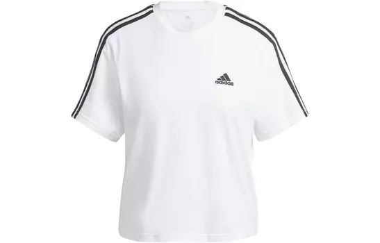 Укороченный топ женский белый Adidas