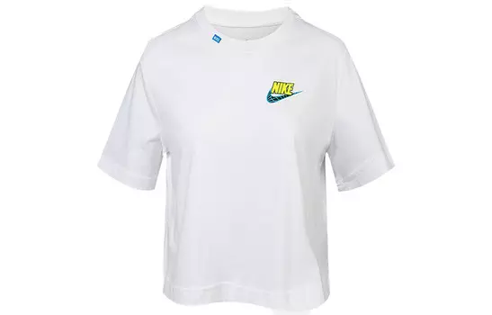 Укороченный топ женский белый Nike