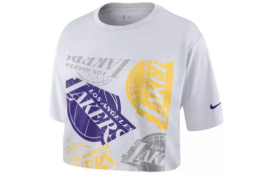 Укороченный топ женский белый Nike