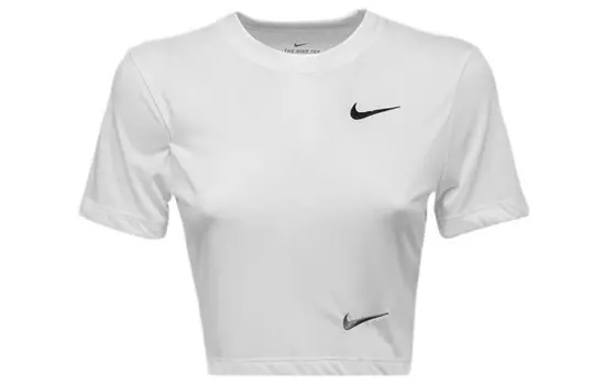 Укороченный топ женский белый Nike