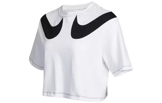 Укороченный топ женский белый Nike