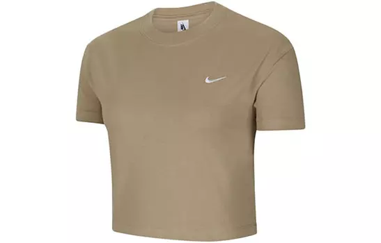 Укороченный топ женский хаки Nike