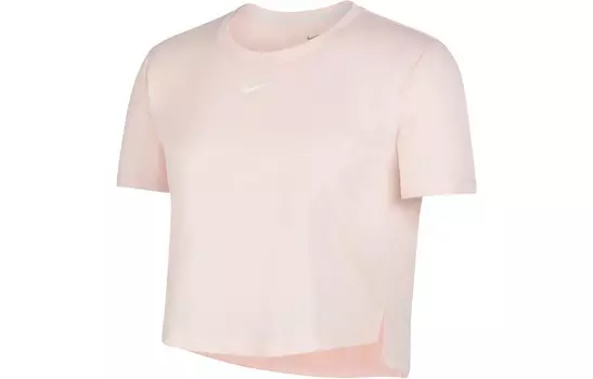 Укороченный топ женский розовый Nike