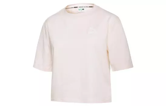 Укороченный топ женский розовый Puma