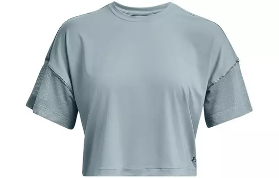 Укороченный топ женский серый Under Armour
