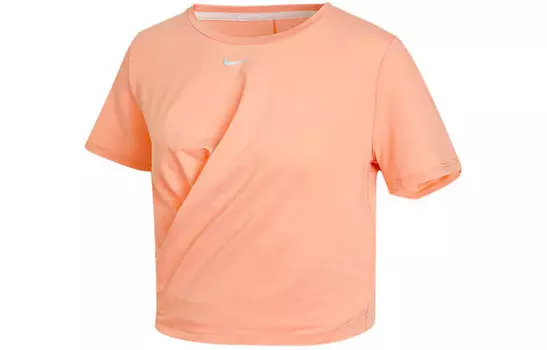 Укороченный топ женский светло-коричневый цвет Marden Root Nike