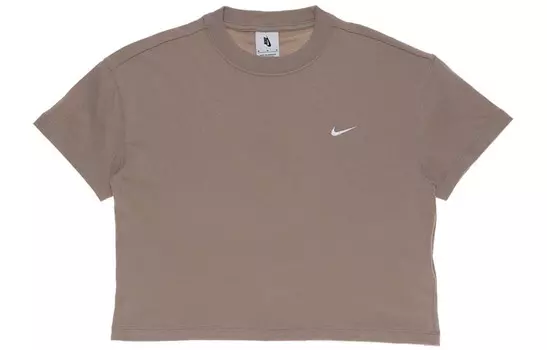 Укороченный топ женский желтый Nike