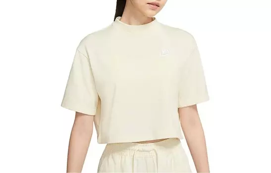 Укороченный топ женский желтый Nike