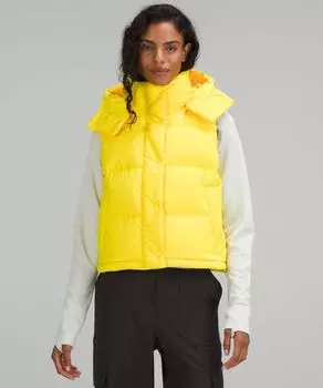 Укороченный жилет Wunder Puff Lululemon