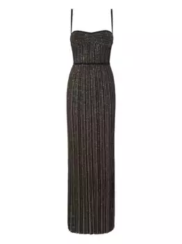 Украшенное макси-платье Missoni, черный
