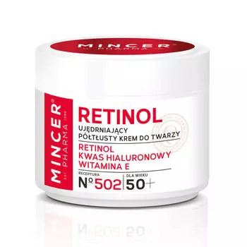 Укрепляющий крем для лица 50+ Mincer Pharma Retinol, 50 мл