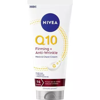 Укрепляющий крем против морщин для шеи и декольте с Q10 Nivea