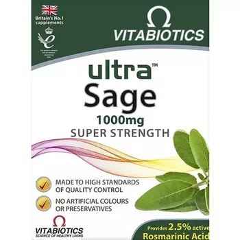 Ультра Сейдж 30 таблеток Vitabiotics