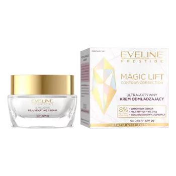 Ультраактивный омолаживающий крем для лица с spf20 Eveline Cosmetics Magic Lift, 50 мл