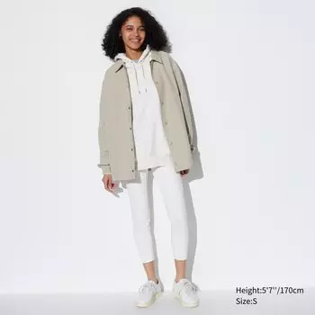 Ультраэластичные леггинсы с высокой талией UNIQLO, белый