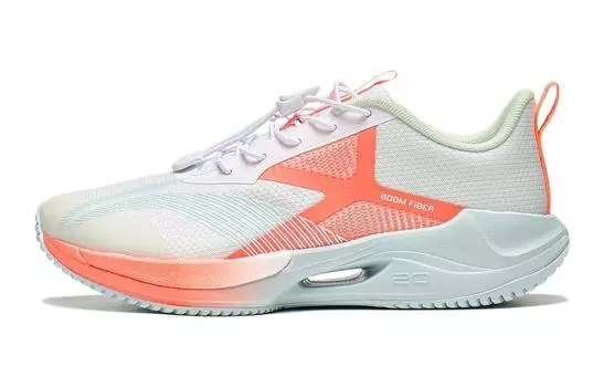 Ультралегкие детские кроссовки YOUNG20 GS Low-top Белые/оранжевые Lining Young
