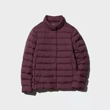 Ультралегкий пуховик UNIQLO, бордо