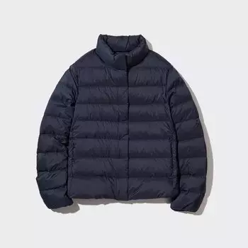 Ультралегкий пуховик UNIQLO, темно-синий