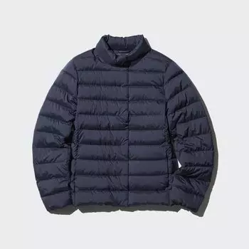 Ультралегкий пуховик UNIQLO, темно-синий