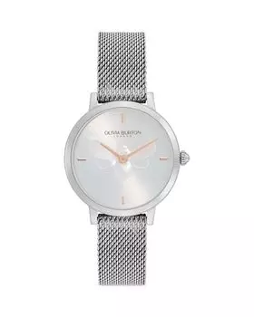 Ультратонкие часы Bee, 28 мм Olivia Burton, цвет Silver