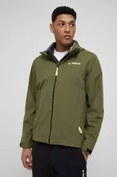 Уличная куртка adidas, зеленый