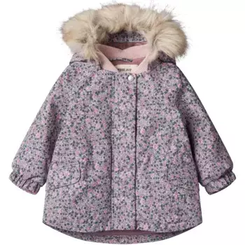 Уличная куртка WHEAT «Jacket Mathilde Tech», с капюшоном, водонепроницаемая, дышащая, с легкой подкладкой, цвет winter flowers