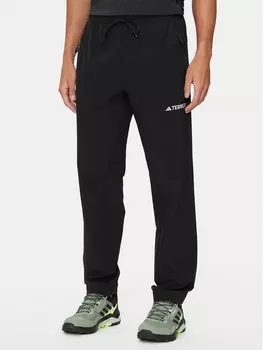 Уличные брюки стандартного кроя Adidas, черный
