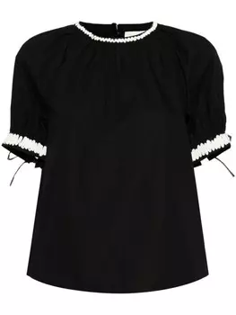 Ulla Johnson блузка Amara, черный