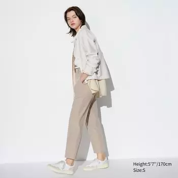 Умные брюки UNIQLO, бежевый