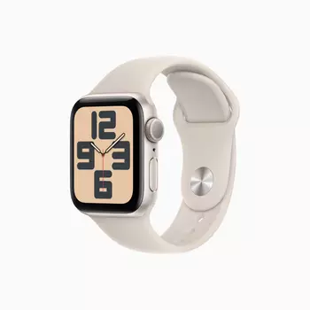 Умные часы Apple Watch SE Gen 2 2023 (GPS), 40 мм, Starlight Aluminum Case/Starlight Sport Band - M/L