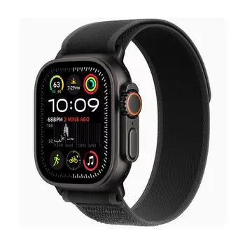 Умные часы Apple Watch Ultra 2, 49 мм, GPS+Cellular, Black Titanium Case/Black Trail Loop, M/L