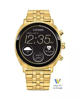 Умные часы Citizen Series 2 CZ, 41 мм, золотой