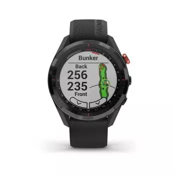 Умные часы Garmin Approach S62, 1.3", Bluetooth, Bundle CT10, черный